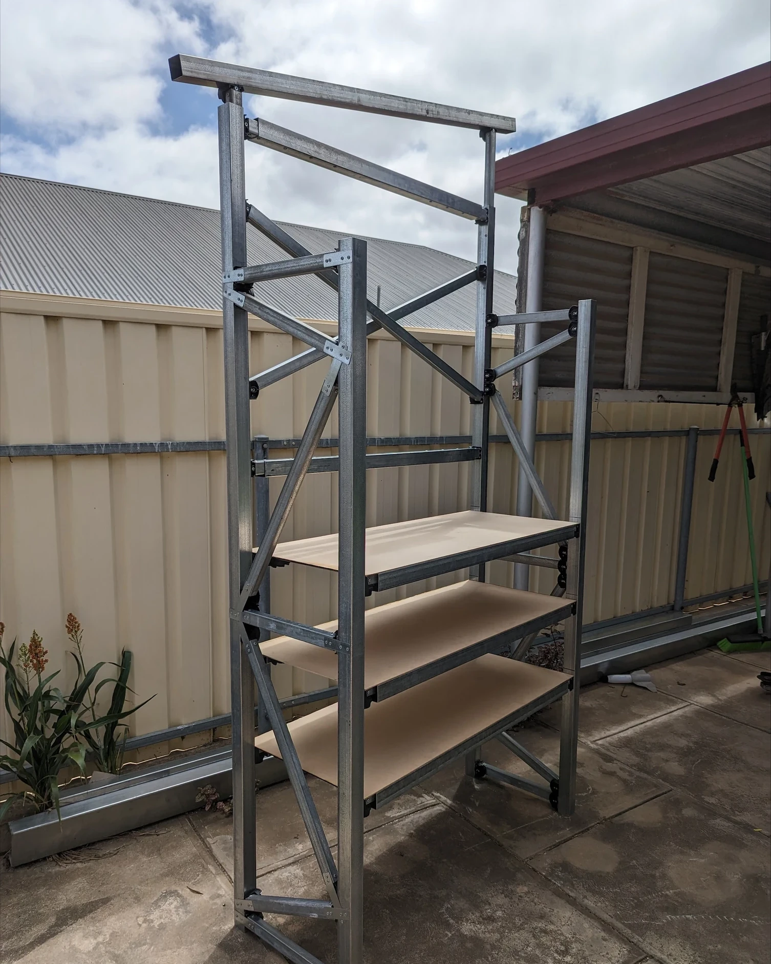 Industrial machinery server rack before background removal