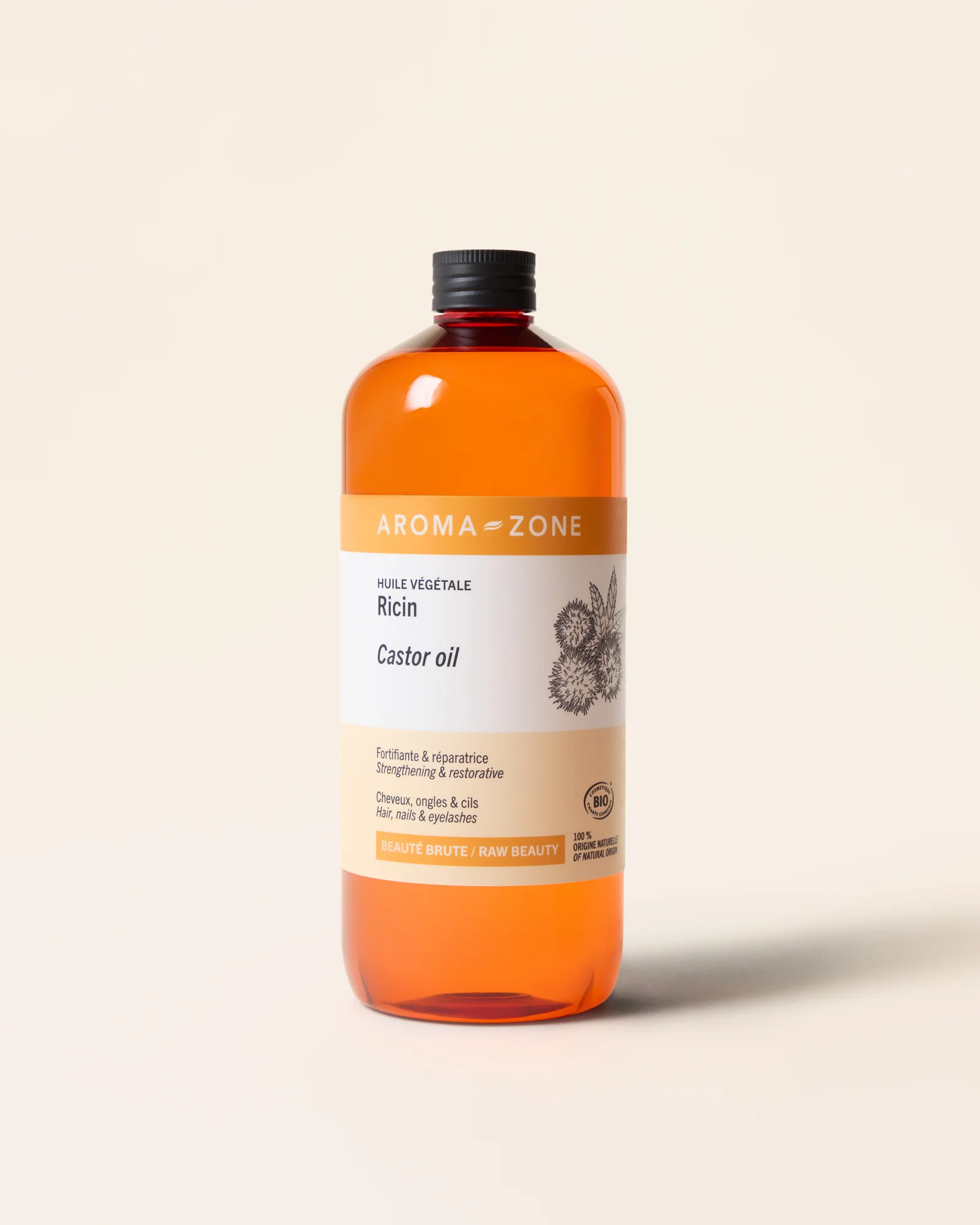 Ricin bio bottle after drop shadow retouching