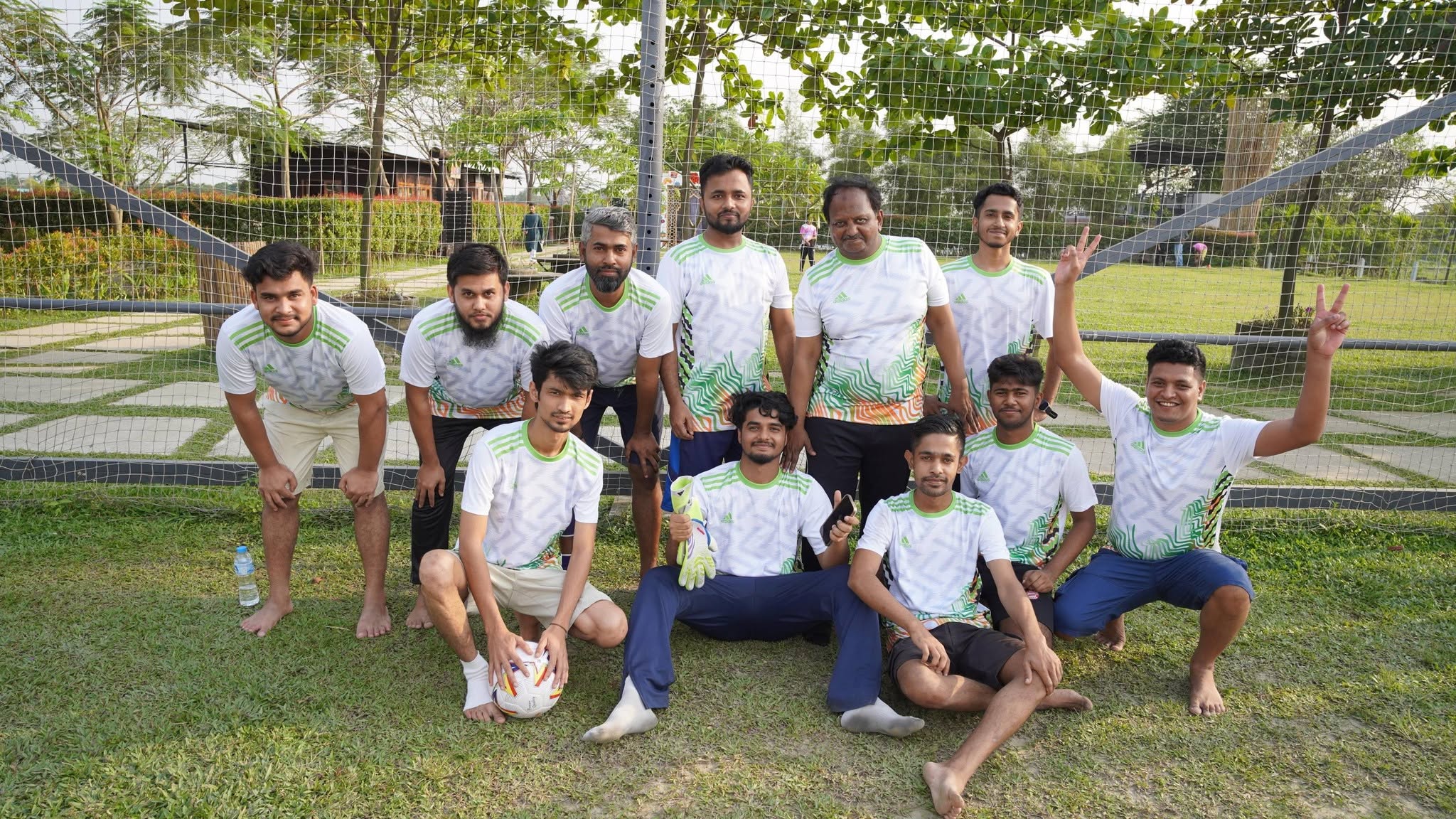 Studio Click House colleagues competing in outdoor team sports